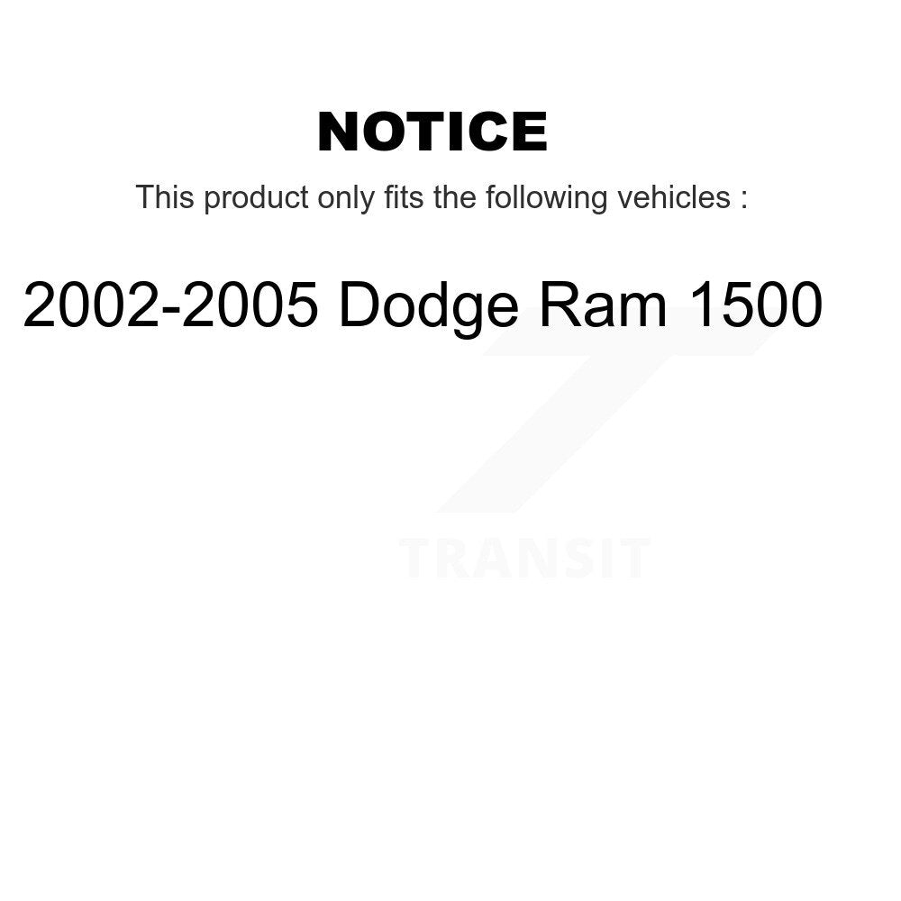 [Avant] Kit de Rotule de suspension pour 2002-2005 Dodge Ram 1500 K72-100956
