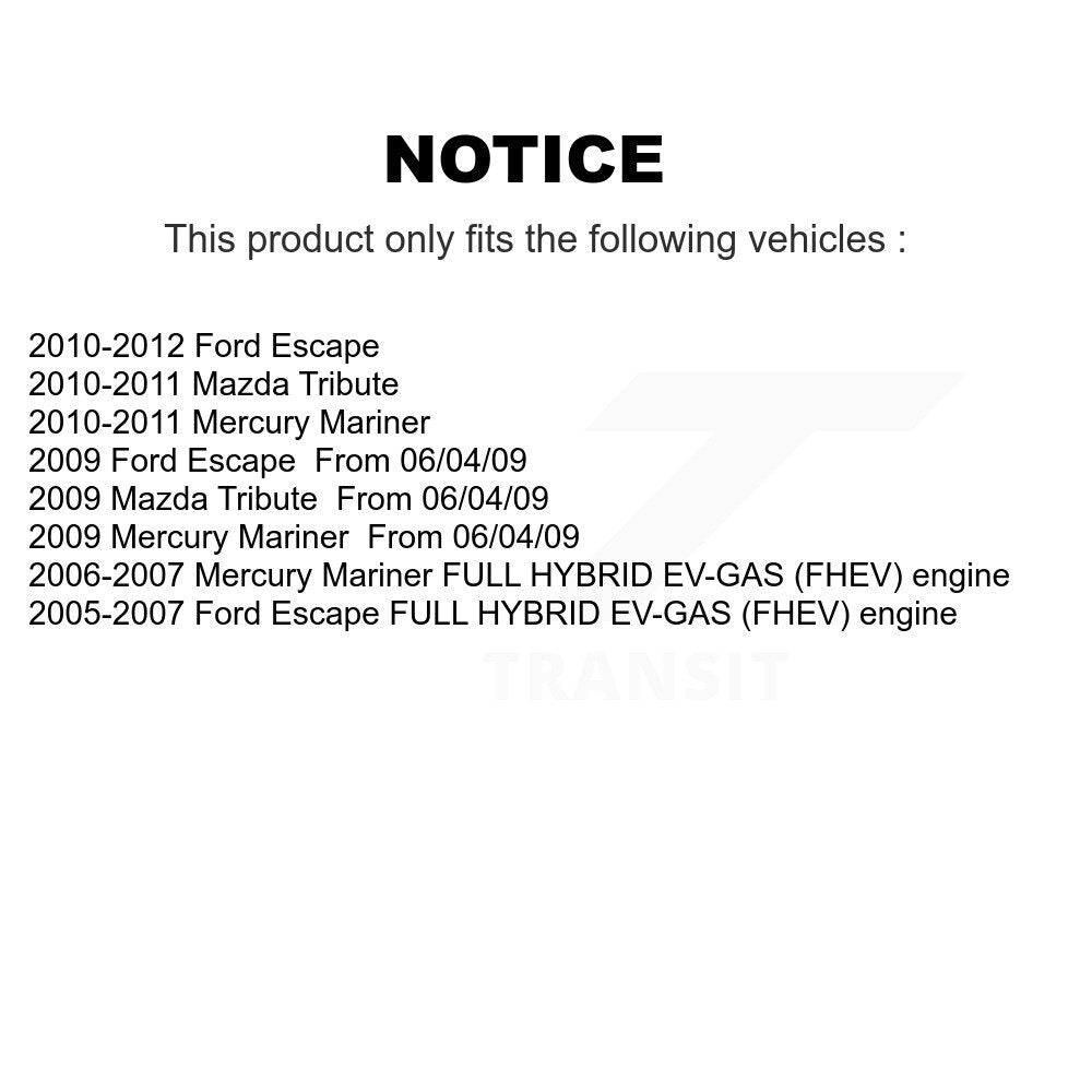 [Avant] Kit de Rotule de suspension pour Ford Escape Mercury Mariner Mazda Tribute K72-100962