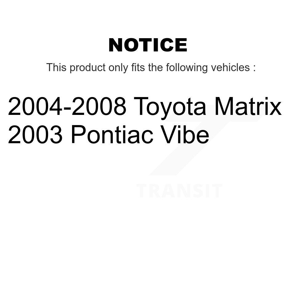 [Avant] Kit de Rotule de suspension pour Toyota Matrix Pontiac Vibe K72-100967