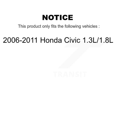 [Avant] Kit d'ensemble de bras de suspension et joint à rotule pour 2006-2011 Honda Civic 1.3L 1.8L K72-101005