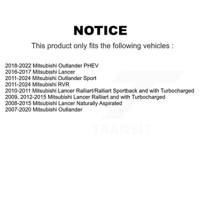[Avant] Kit d'ensemble de bras de suspension et joint à rotule pour Mitsubishi Outlander Sport Lancer RVR K72-101039