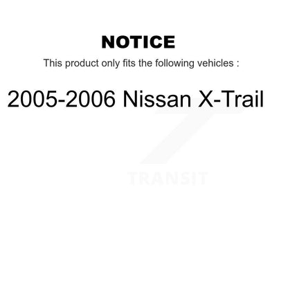 [Avant] Kit d'ensemble de bras de suspension et joint à rotule pour 2005-2006 Nissan X-Trail K72-101048