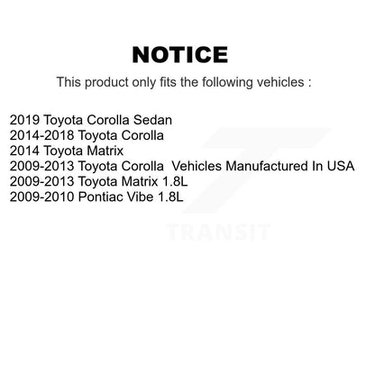 [Avant] Kit de Rotule de suspension pour Toyota Corolla Matrix iM K72-101062