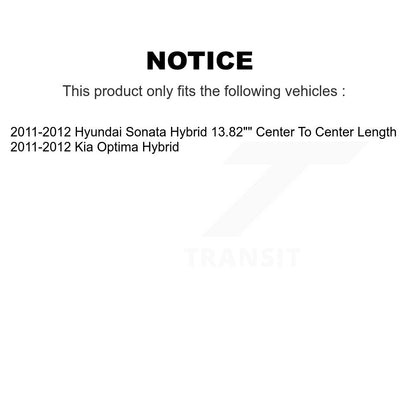 [Avant] Kit d'ensemble de bras de suspension et joint à rotule pour 2011-2012 Hyundai Sonata Kia Optima Hybrid K72-101097