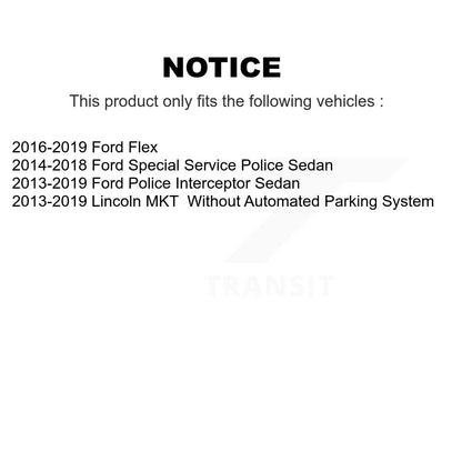 [Avant] Kit d'ensemble de bras de suspension et joint à rotule pour Ford Police Interceptor Sedan Flex Lincoln MKT Special Service K72-101112