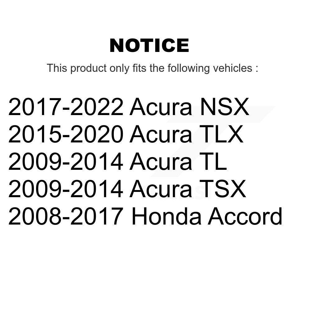 [Arrière] Kit de biellette de barre stabilisatrice de suspension pour Honda Accord Acura TLX TL TSX NSX K72-101137
