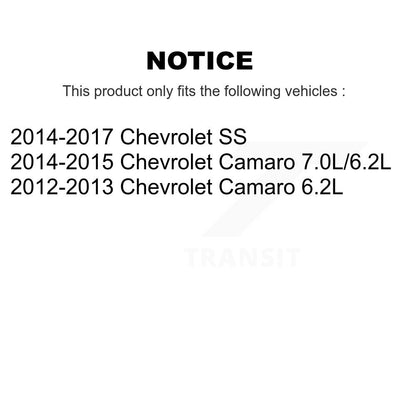[Arrière] Kit de biellette de barre stabilisatrice de suspension pour Chevrolet Camaro SS K72-101142