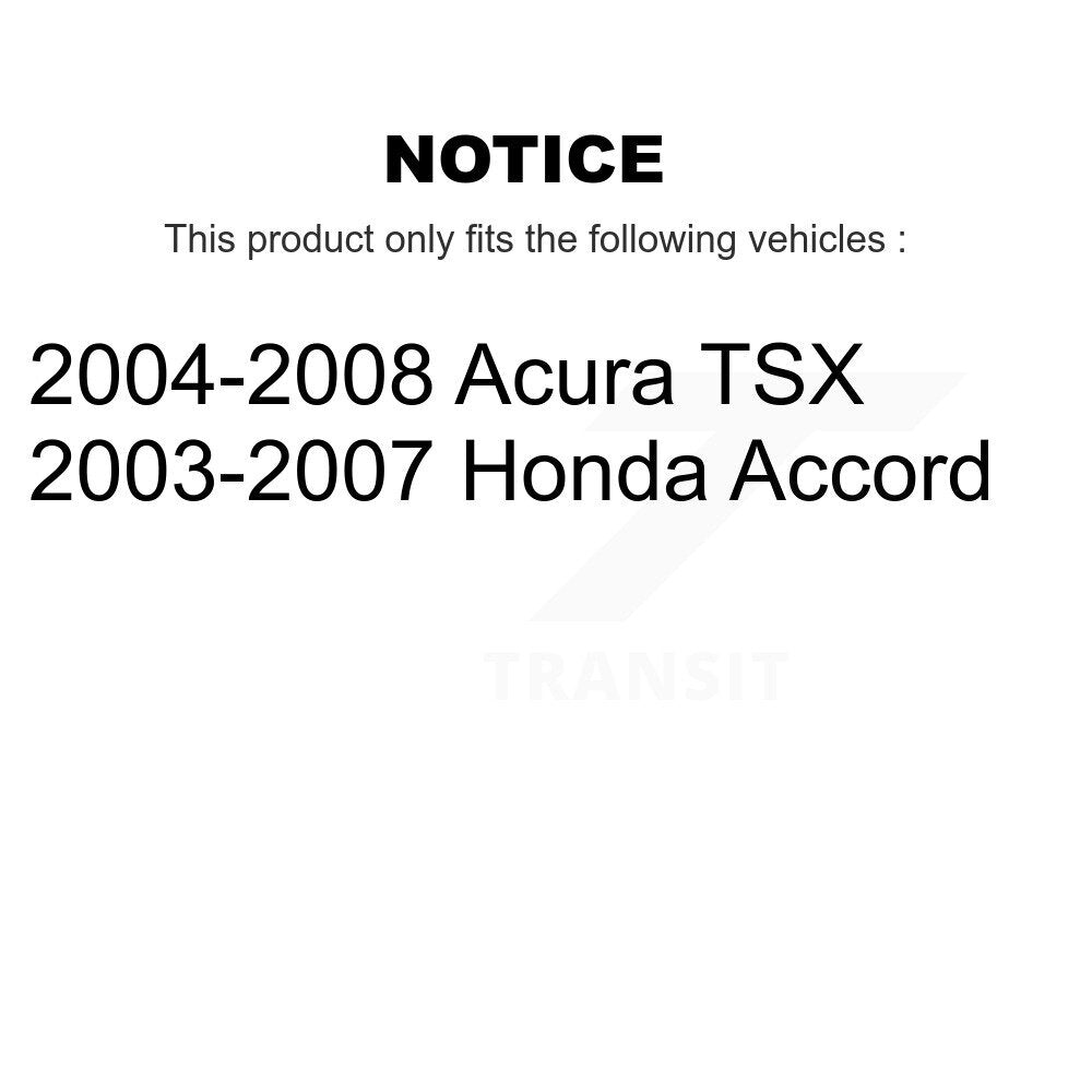 [Avant] Kit d'ensemble de bras de suspension et joint à rotule pour Honda Accord Acura TSX K72-101156