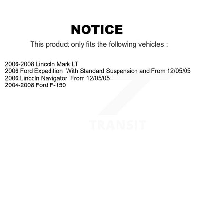 [Avant] Kit d'ensemble de bras de suspension et joint à rotule pour Ford F-150 Heritage Lincoln Mark LT K72-101161