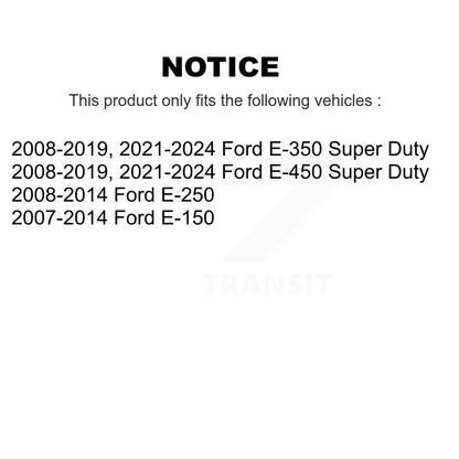 [Avant] Kit d'extrémité de biellette de direction pour Ford E-350 Super Duty E-250 E-150 E-450 K72-101245