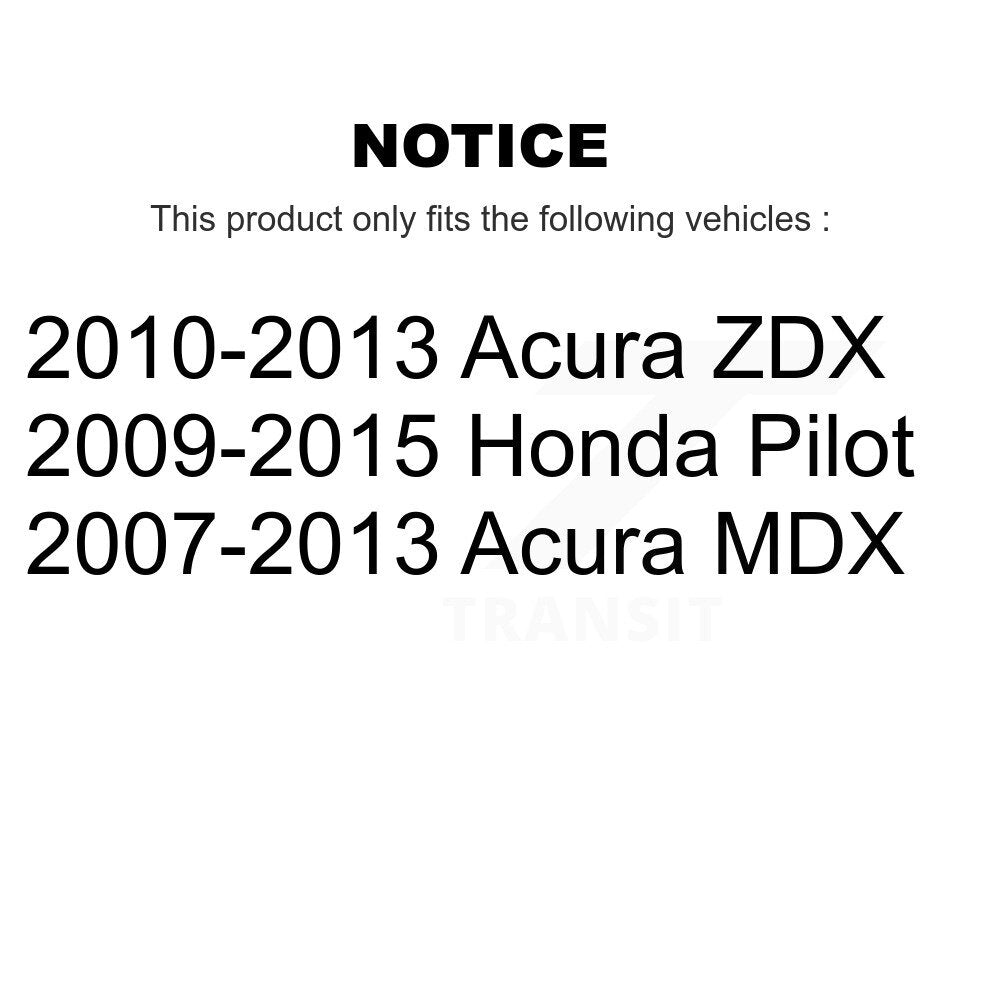 [Avant et Arrière] Kit de biellette de barre stabilisatrice de suspension pour Honda Pilot Acura MDX ZDX K72-101324