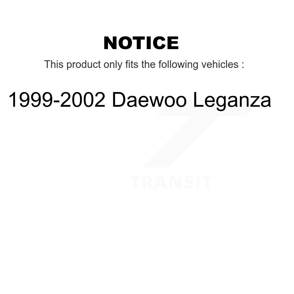[Arrière] Kit de biellette de barre stabilisatrice de suspension pour 1999-2002 Daewoo Leganza K72-101327