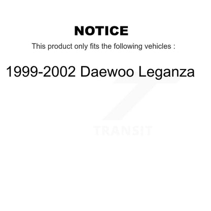 [Arrière] Kit de biellette de barre stabilisatrice de suspension pour 1999-2002 Daewoo Leganza K72-101327