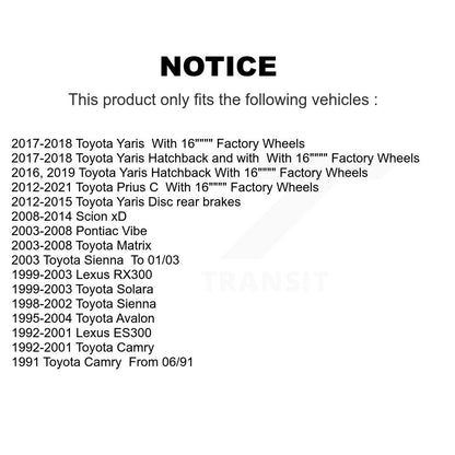 [Avant Extérieur] Extrémité de biellette de direction pour Toyota Matrix Yaris Pontiac Vibe Camry Prius C Sienna xD K72-101332