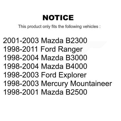 [Avant Extérieur] Extrémité de biellette de direction pour Ford Ranger Explorer Mazda B4000 B3000 B2300 B2500 K72-101340