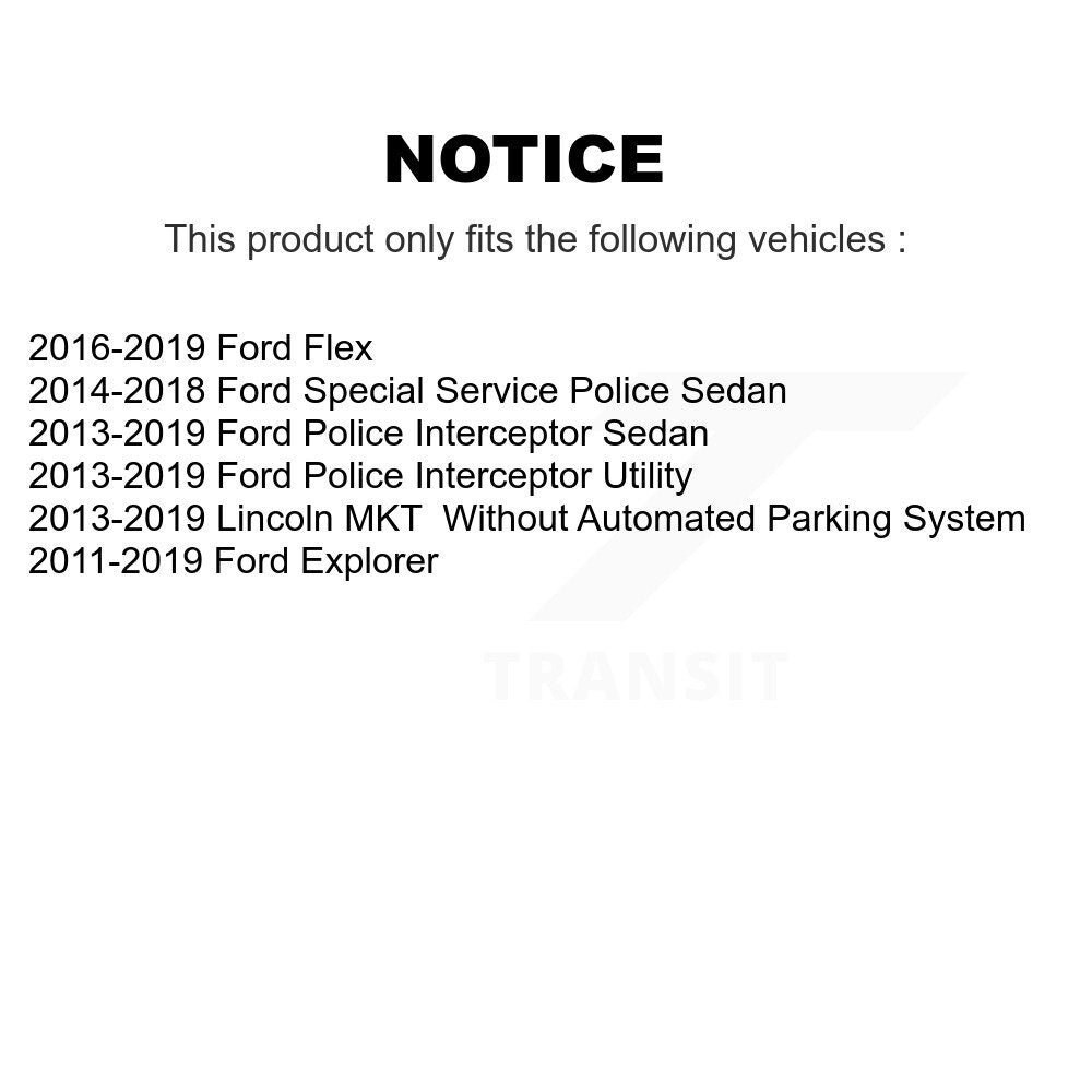 [Avant Extérieur] Extrémité de biellette de direction pour Ford Explorer Police Interceptor Utility Flex Sedan MKT K72-101342