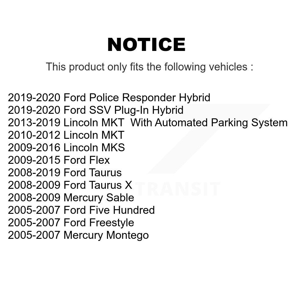 [Avant Extérieur] Extrémité de biellette de direction pour Ford Taurus Flex Lincoln Five Hundred MKS Freestyle MKT K72-101343