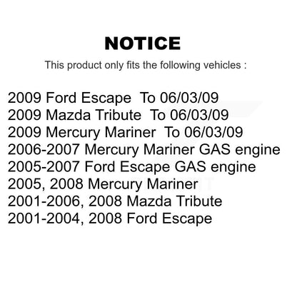 [Avant Extérieur] Extrémité de biellette de direction pour Ford Escape Mazda Tribute Mercury Mariner K72-101363