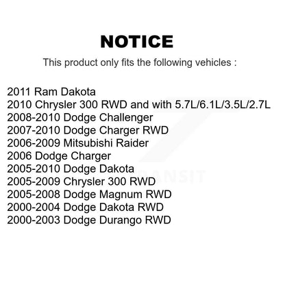 [Avant Extérieur] Extrémité de biellette de direction pour Dodge Dakota Chrysler 300 Charger Challenger Magnum Ram K72-101364