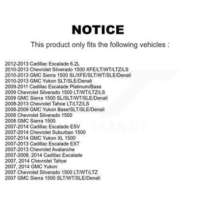 [Avant Extérieur] Extrémité de biellette de direction pour Chevrolet GMC Sierra 1500 Silverado Avalanche Cadillac K72-101371