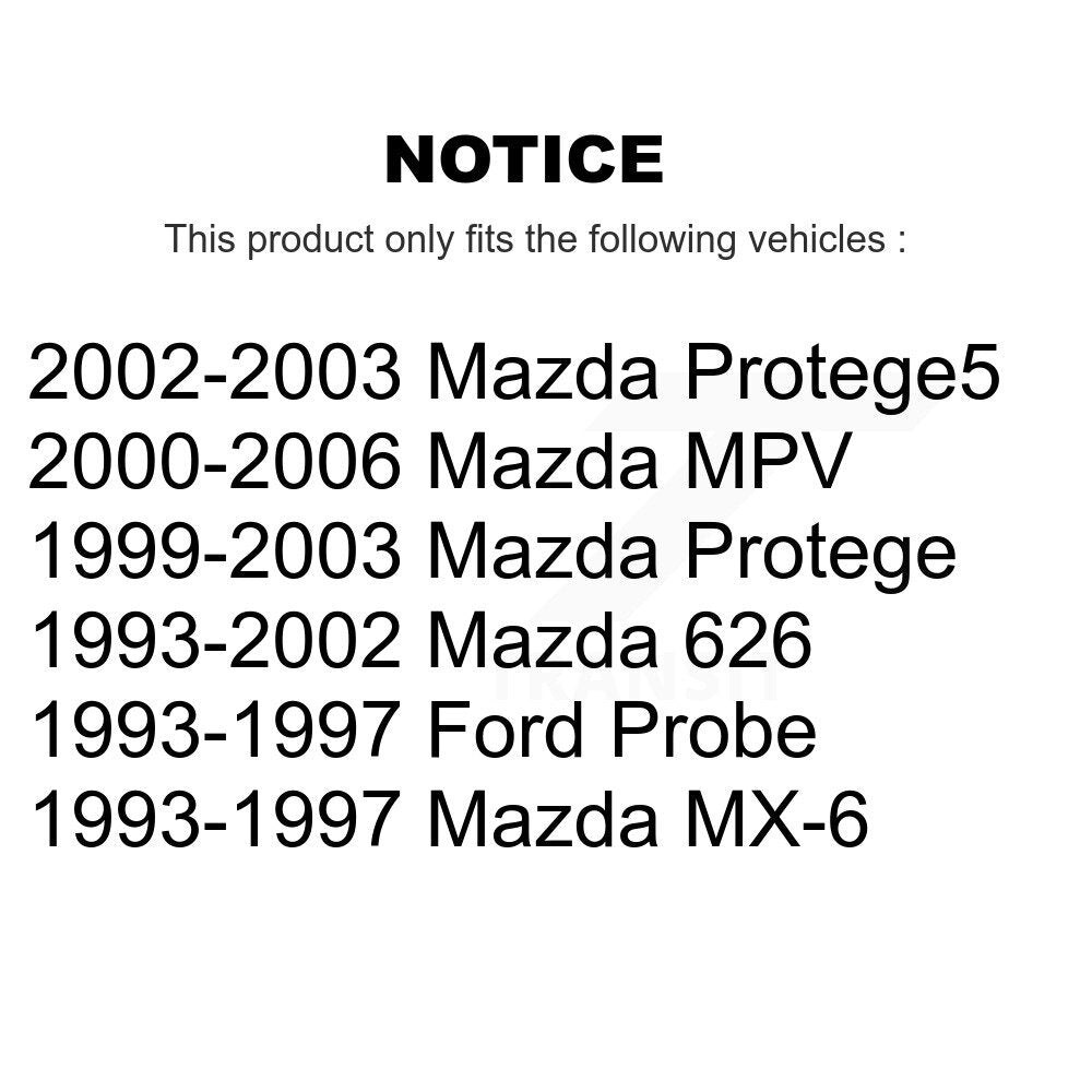 [Avant Extérieur] Extrémité de biellette de direction pour Mazda Protege MPV Protege5 626 Ford Probe MX-6 K72-101373