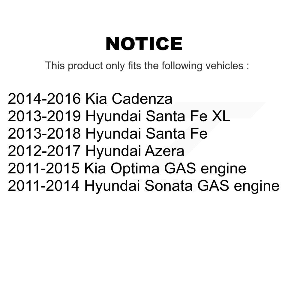 [Avant Intérieur] Extrémité de biellette de direction pour Hyundai Sonata Santa Fe Kia Optima XL Cadenza Azera K72-101379
