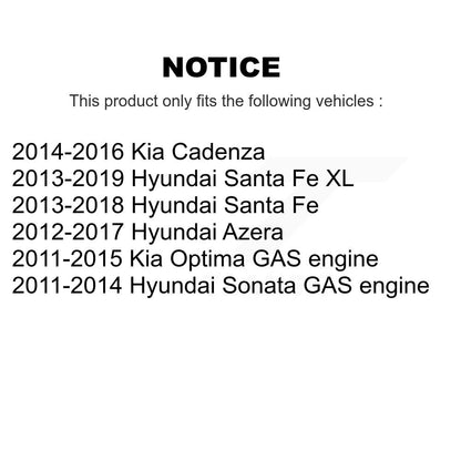 [Avant Intérieur] Extrémité de biellette de direction pour Hyundai Sonata Santa Fe Kia Optima XL Cadenza Azera K72-101379