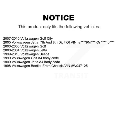 [Avant Intérieur] Extrémité de biellette de direction pour Volkswagen Jetta Golf Beetle City K72-101388