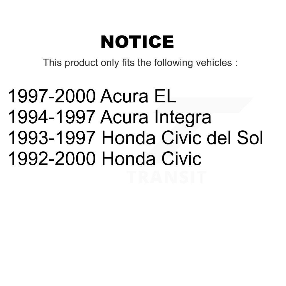 [Avant Intérieur] Extrémité de biellette de direction pour Honda Civic Acura EL del Sol Integra K72-101394