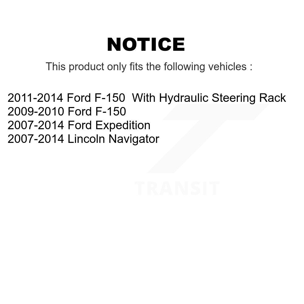 [Avant Intérieur] Extrémité de biellette de direction pour Ford F-150 Expedition Lincoln Navigator K72-101403