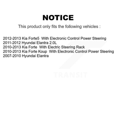 [Avant] Extrémité de biellette de direction pour Hyundai Elantra Kia Forte Koup Forte5 K72-101414