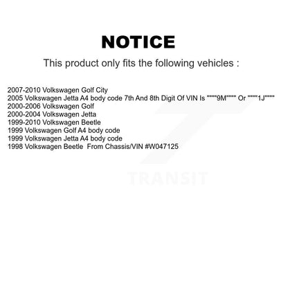 [Avant] Extrémité de biellette de direction pour Volkswagen Jetta Golf Beetle City K72-101424