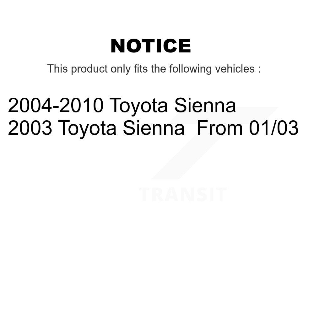 [Avant] Extrémité de biellette de direction pour Toyota Sienna K72-101427