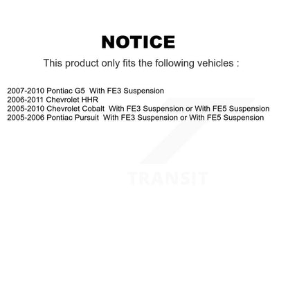 [Avant Inférieur] Rotule de suspension pour Chevrolet Cobalt Pontiac G5 HHR K72-101465