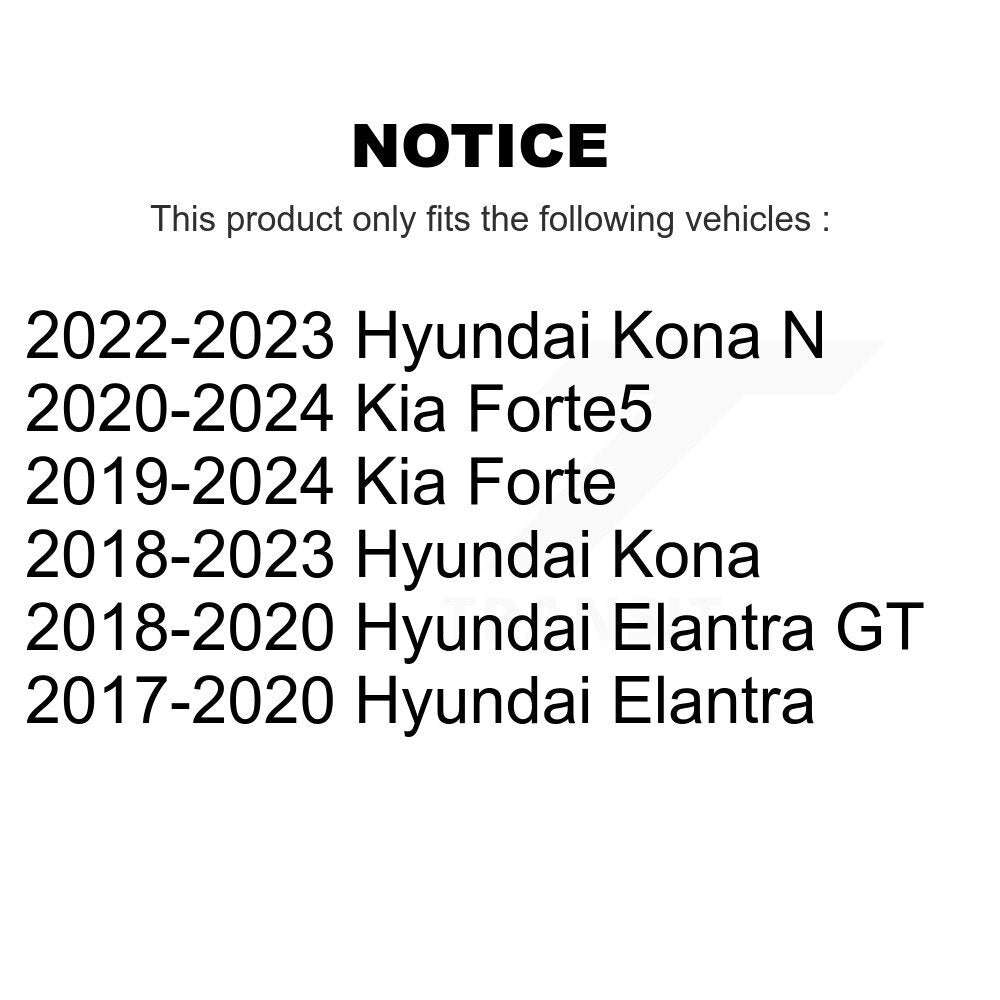 [Avant Inférieur] Rotule de suspension pour Hyundai Elantra Kona Kia Forte Forte5 K72-101473