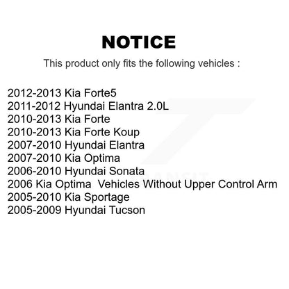 [Avant Inférieur Arrière] Bague de bras de suspension pour Hyundai Kia K72-101508