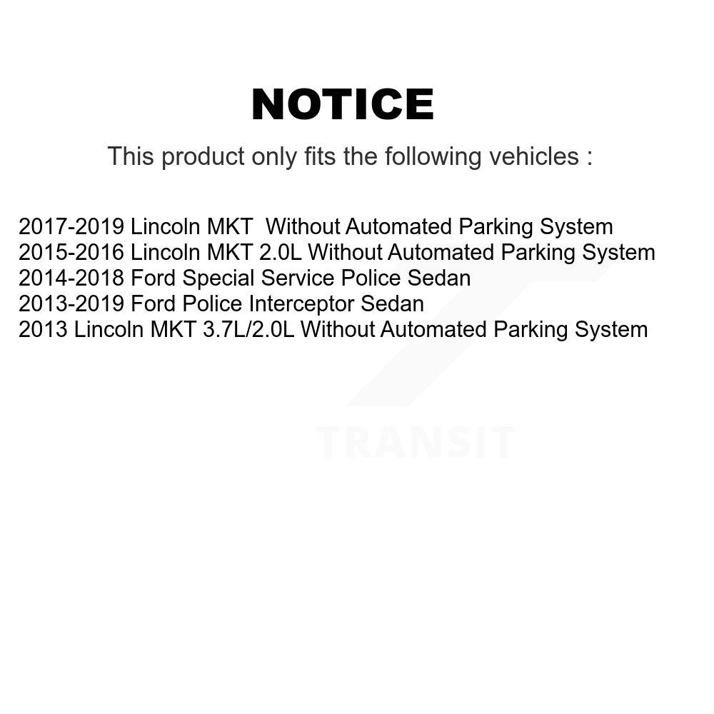 [Avant] Ensemble de bras de suspension et joint à rotule pour Ford Police Sedan K72-101529