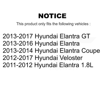 [Avant Intérieur] Extrémité de biellette de direction pour Hyundai Elantra GT Veloster Coupe K72-101538