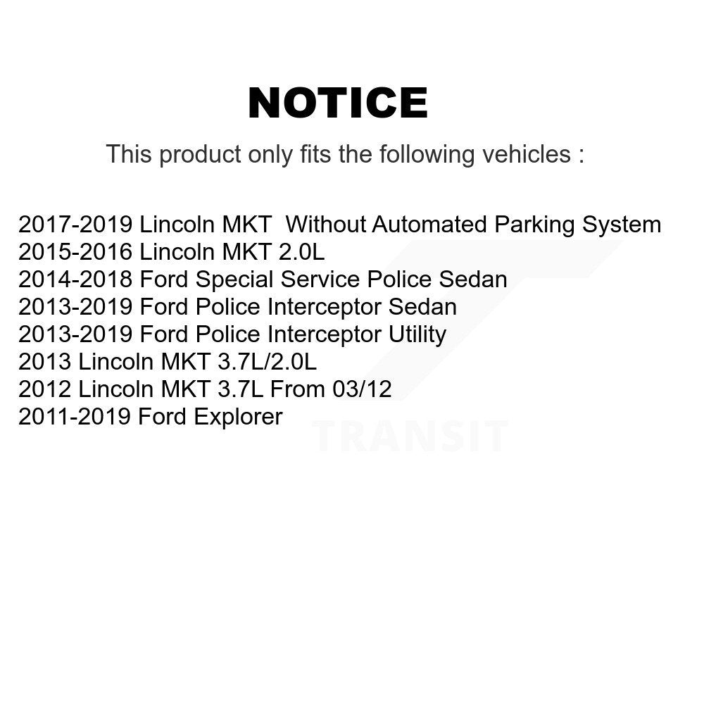 [Avant Intérieur] Extrémité de biellette de direction pour Ford Explorer Police Interceptor Utility Sedan Lincoln K72-101545