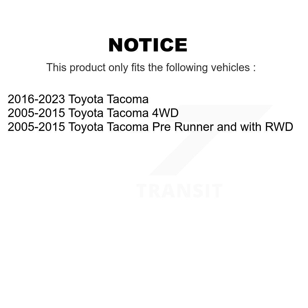 [Avant] Kit de biellette de barre stabilisatrice de suspension pour Toyota Tacoma K72-101554