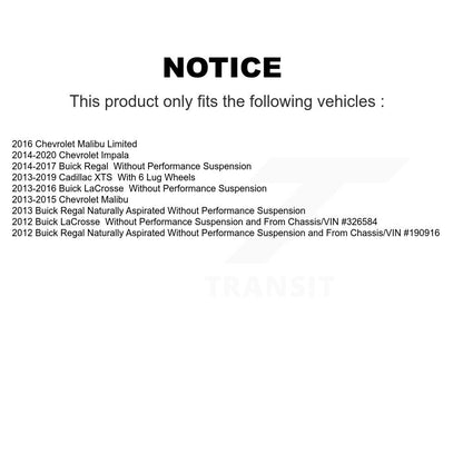 [Avant] Kit de biellette de barre stabilisatrice de suspension pour Chevrolet Malibu Impala Buick LaCrosse Regal Cadillac XTS Limited K72-101580