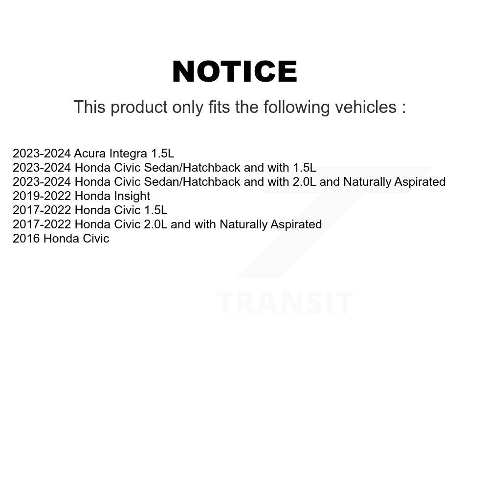 [Avant et Arrière] Kit de biellette de barre stabilisatrice de suspension pour Honda Civic Acura Integra Insight K72-101587