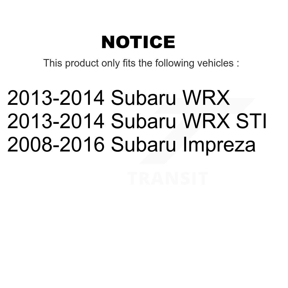 [Avant et Arrière] Kit de biellette de barre stabilisatrice de suspension pour Subaru Impreza WRX STI K72-101589
