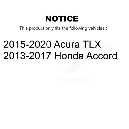 [Avant et Arrière] Kit de biellette de barre stabilisatrice de suspension pour Honda Accord Acura TLX K72-101597