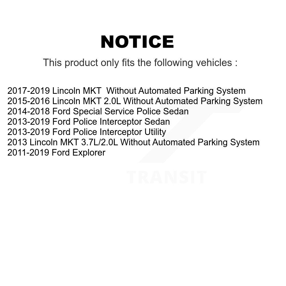 [Avant] Extrémité de biellette de direction pour Ford Explorer Police Interceptor Utility Sedan Lincoln MKT K72-101613