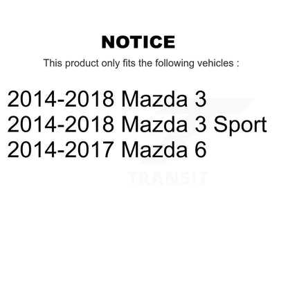 [Avant Extérieur] Extrémité de biellette de direction pour Mazda 3 Sport 6 K72-101629