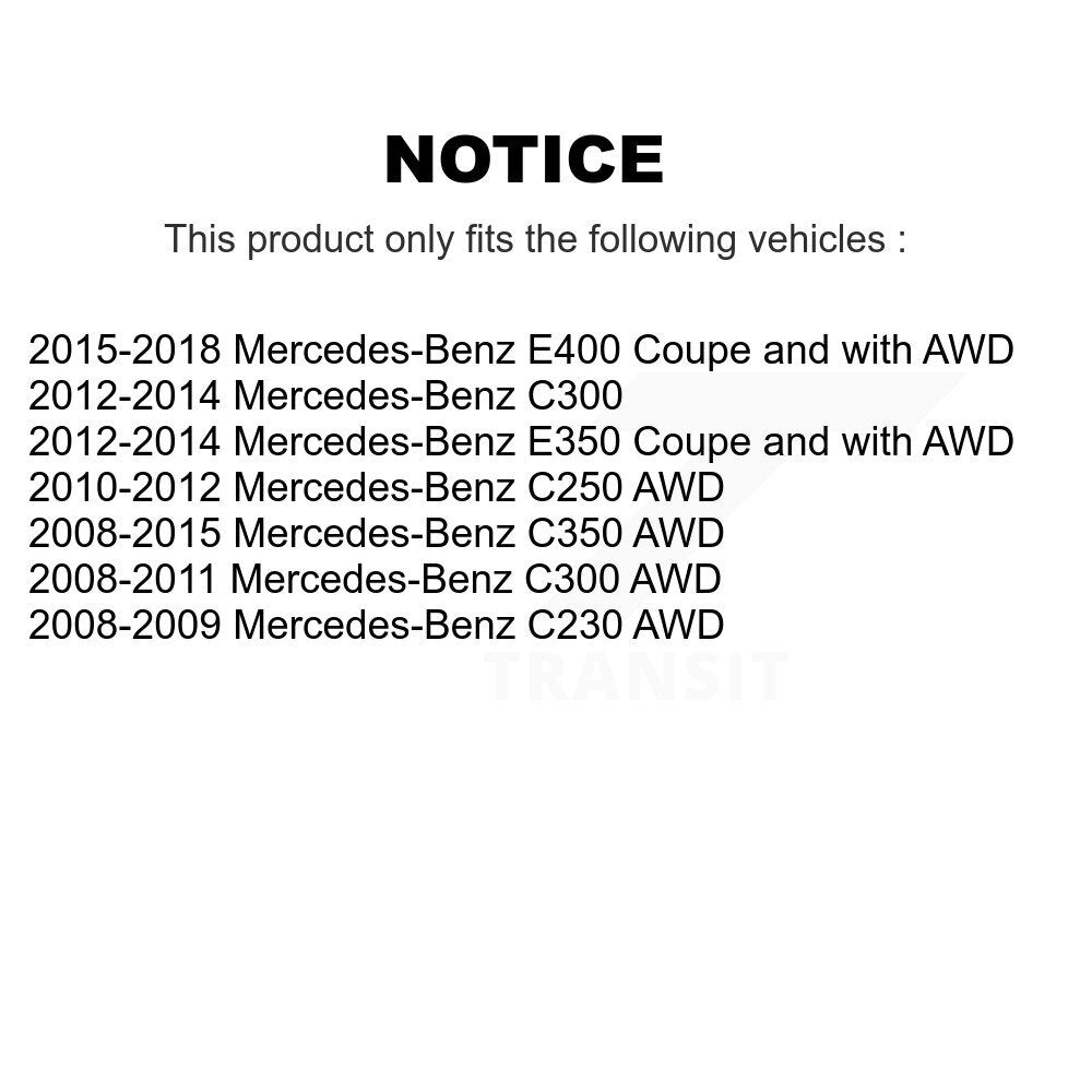[Avant Extérieur] Extrémité de biellette de direction pour Mercedes-Benz C300 C350 C250 E400 E350 C230 K72-101631