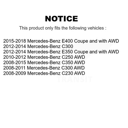 [Avant Extérieur] Extrémité de biellette de direction pour Mercedes-Benz C300 C350 C250 E400 E350 C230 K72-101631