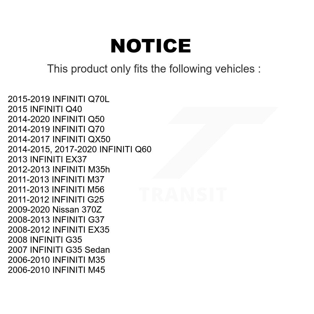 [Avant Extérieur] Extrémité de biellette de direction pour INFINITI Q50 G37 QX50 EX35 Nissan 370Z G35 Q60 M35 EX37 K72-101646