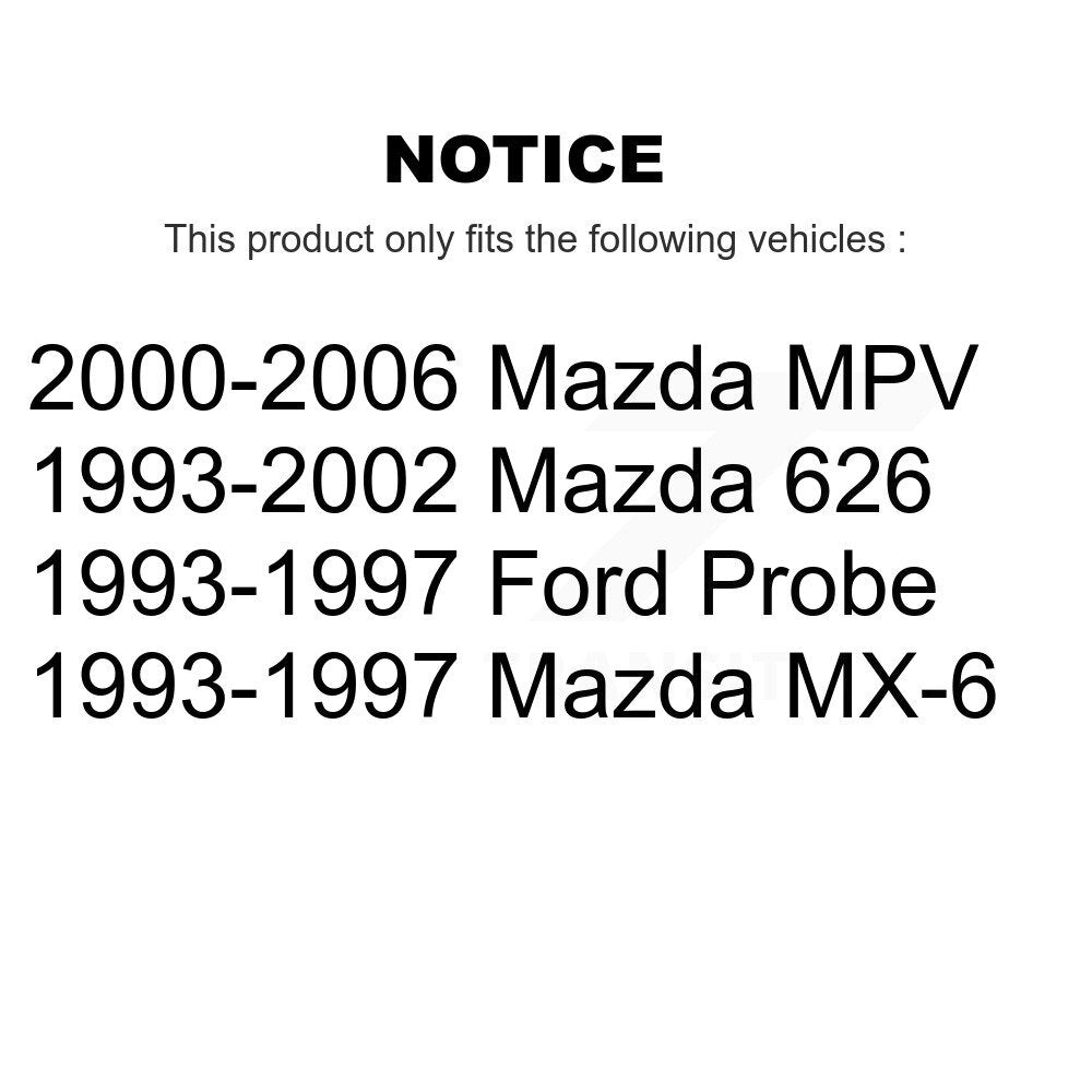 [Avant] Kit de Roulement de roue pour Mazda MPV 626 Ford Probe MX-6 K77-100002